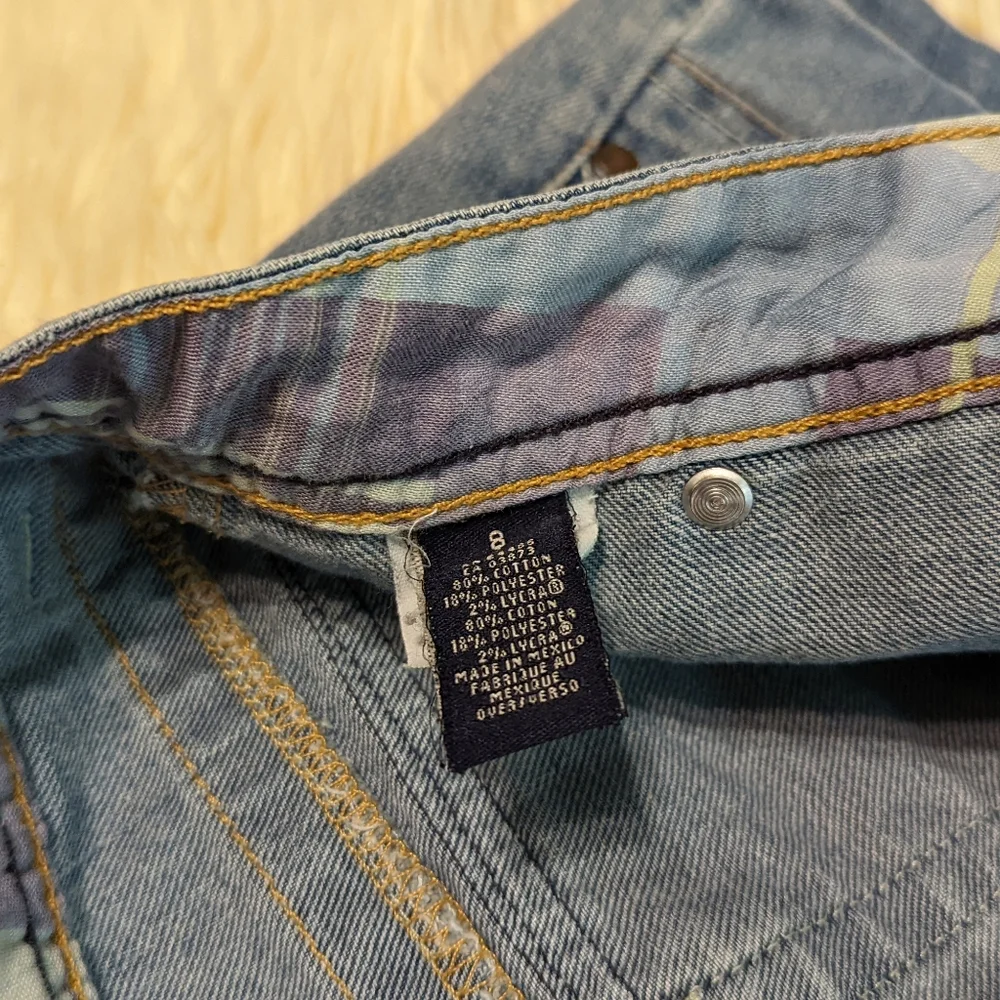 American Eagle Outfitters Blue Denim Jean Shorts - Picture 2 of 6